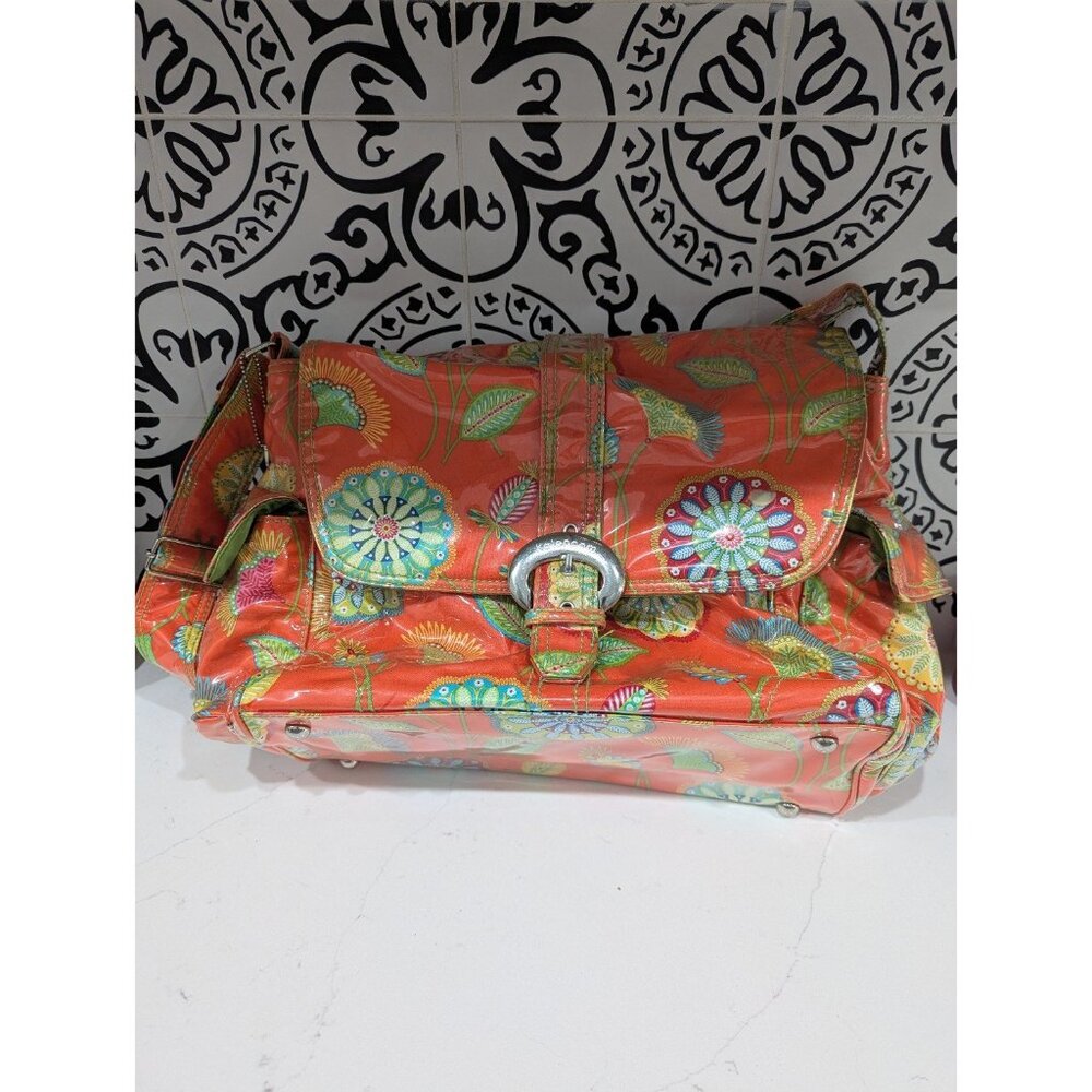 Kalencom Diaper Bag With Inside/Outside Pockets & Adjustable Strap Laminated